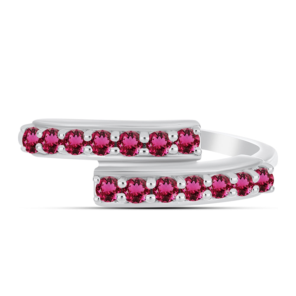 Strieborný Prsteň s Rubellitom z Cruzeira