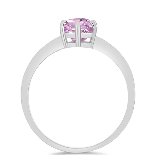 Strieborný Prsteň s Kunzitom z Pala