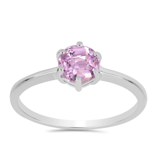 Strieborný Prsteň s Kunzitom z Pala