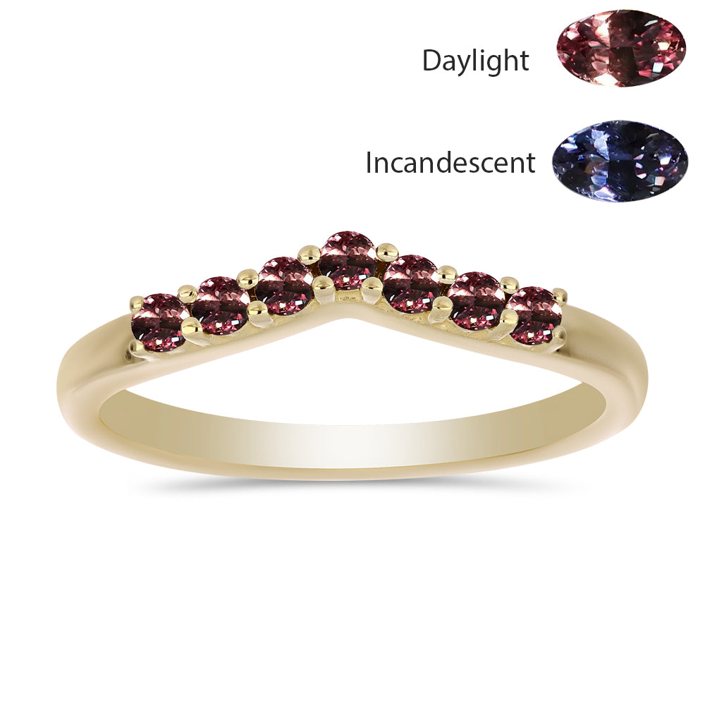 Pozlátený Strieborný Prsteň s Ivory Meňavým Granátom