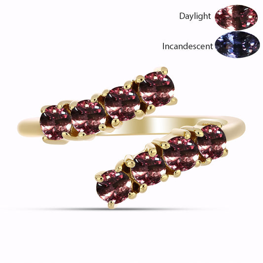 Pozlátený Strieborný Prsteň s Ivory Meňavým Granátom