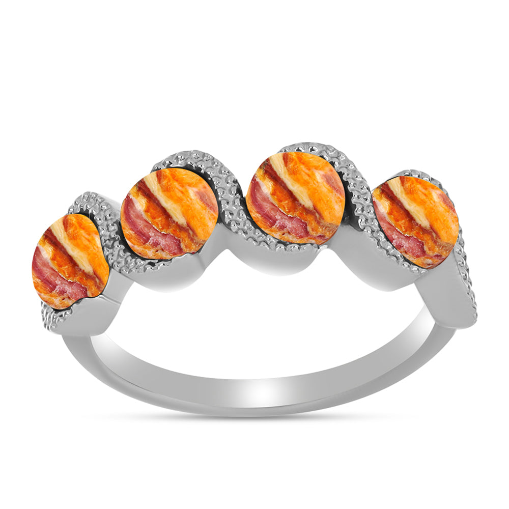 Strieborný Prsteň s Jaspisom Leví Tlapa 3 