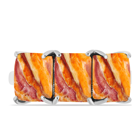 Strieborný Prsteň s Jaspisom Leví Tlapa