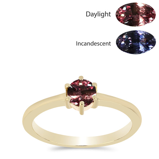 Pozlátený Strieborný Prsteň s Ivory Meňavým Granátom