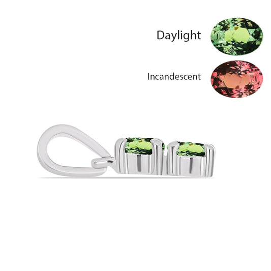 Strieborný Prívesok s Prírodným Alexsandritom