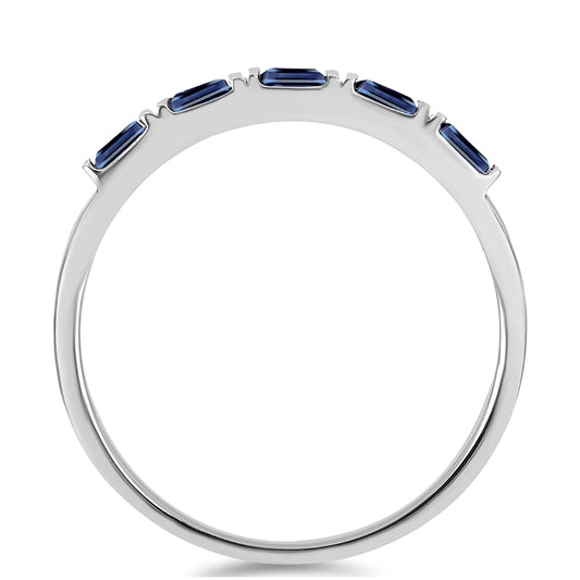 Strieborný Prsteň s "Cisársky fialový" moissanitom