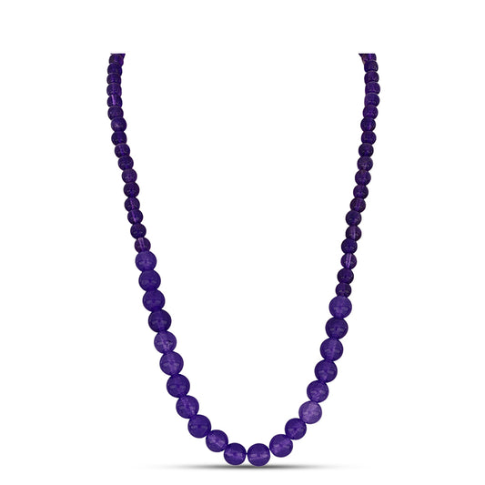 Pozlátený Strieborný Náhrdelník s Marockým Ametystom