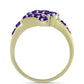 Pozlátený Strieborný Prsteň s Marockým Ametystom