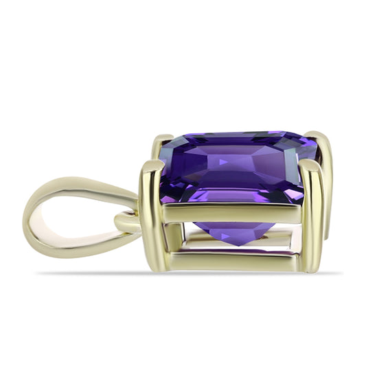 Pozlátený Strieborný Prívesok s Marockým Ametystom