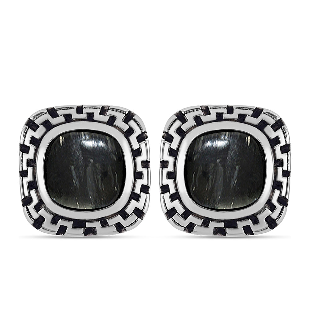 Strieborné Náušnice s Picasso Jaspisom 1 