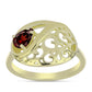 Pozlátený Strieborný Prsteň s Bartonským Granátom