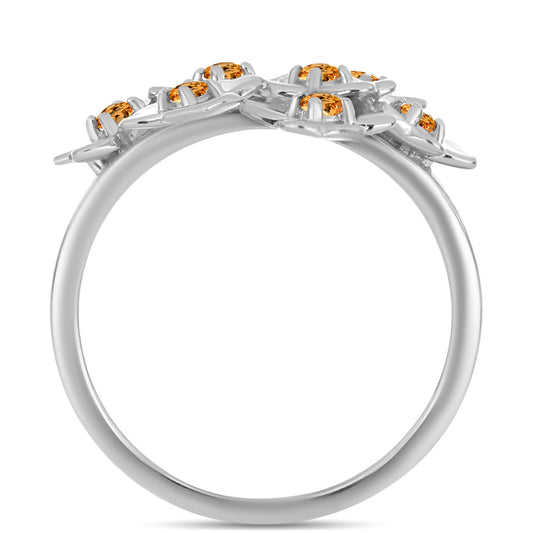 Strieborný Prsteň s "Cisárskym žltým" topazom