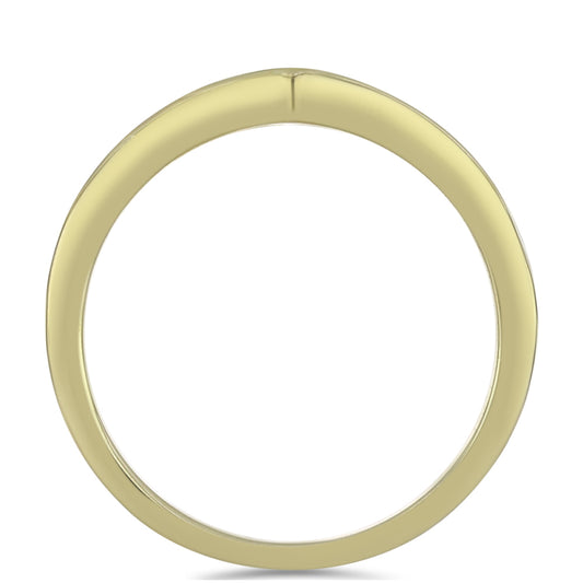 Pozlátený Strieborný Prsteň s Ľadovým Moissanitom