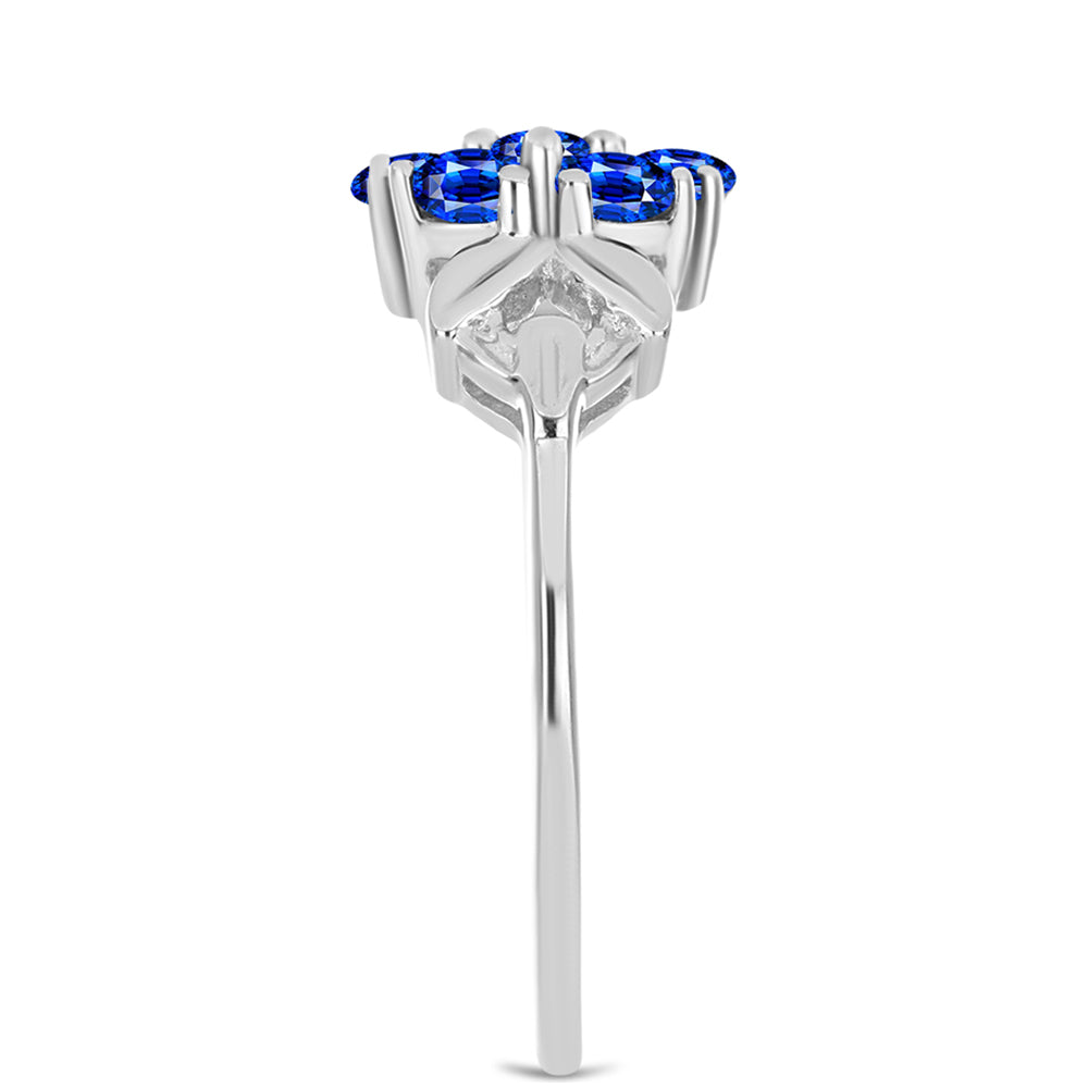 Strieborný Prsteň s Austrálskym Modrým Zafírom