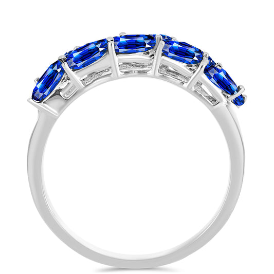 Strieborný Prsteň s Austrálskym Modrým Zafírom