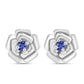 Strieborné Náušnice s AAA Tanzanitom