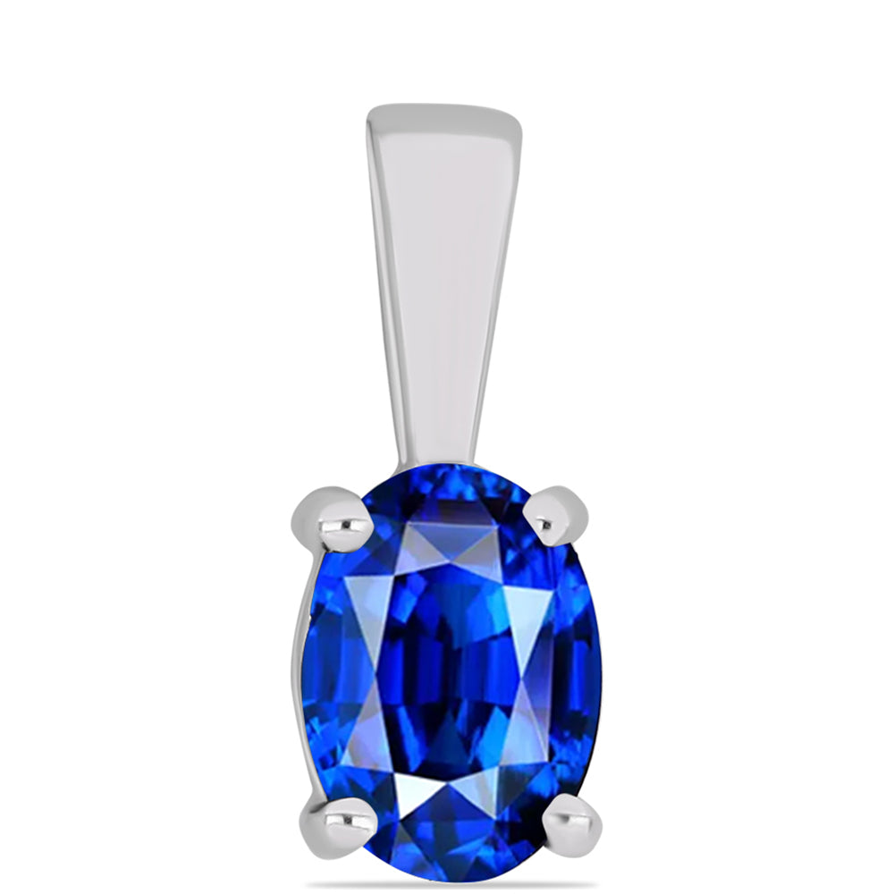 Strieborný Prívesok s Austrálskym Modrým Zafírom 1 