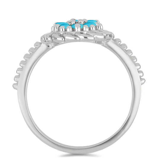 Strieborný Prsteň s so Sleeping Beauty Tyrkysom