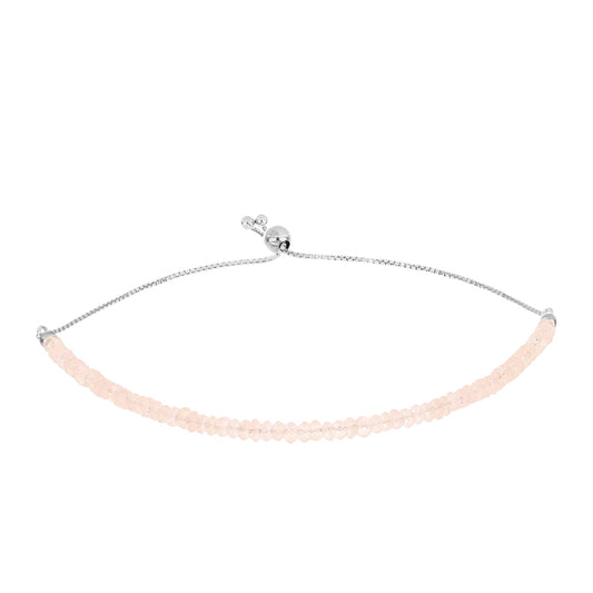 Strieborný Náramok s Gozareh Morganitom