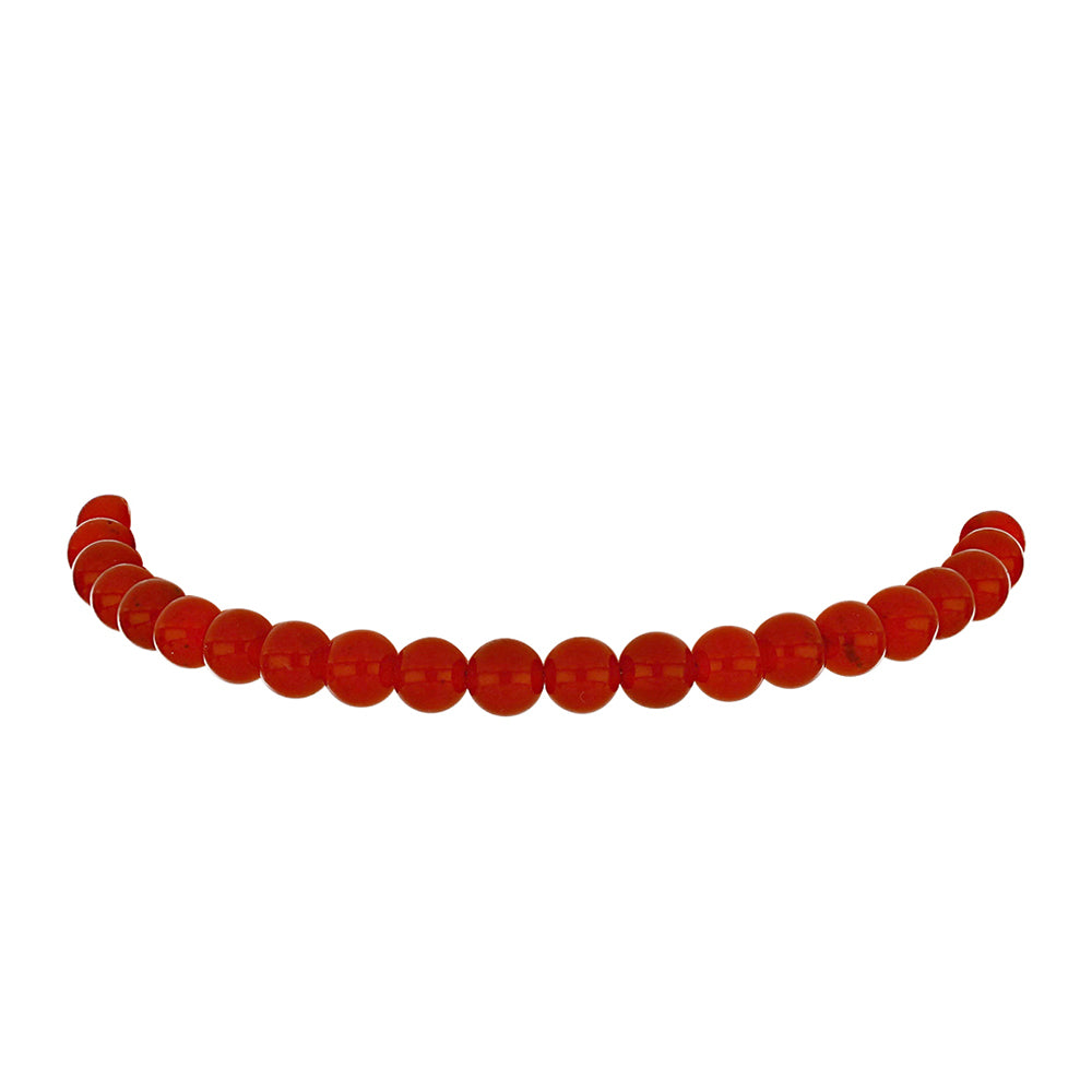 Pozlátený Strieborný Náramok s Červeným Achátom 2 