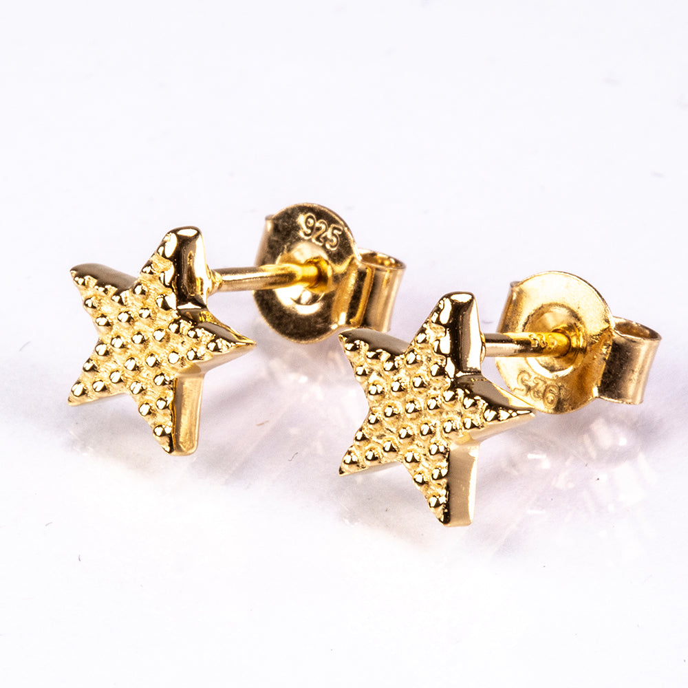 Pozlátené Strieborné Náušnice 1 