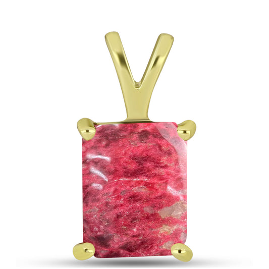 Pozlátený Strieborný Prívesok s Thulitom