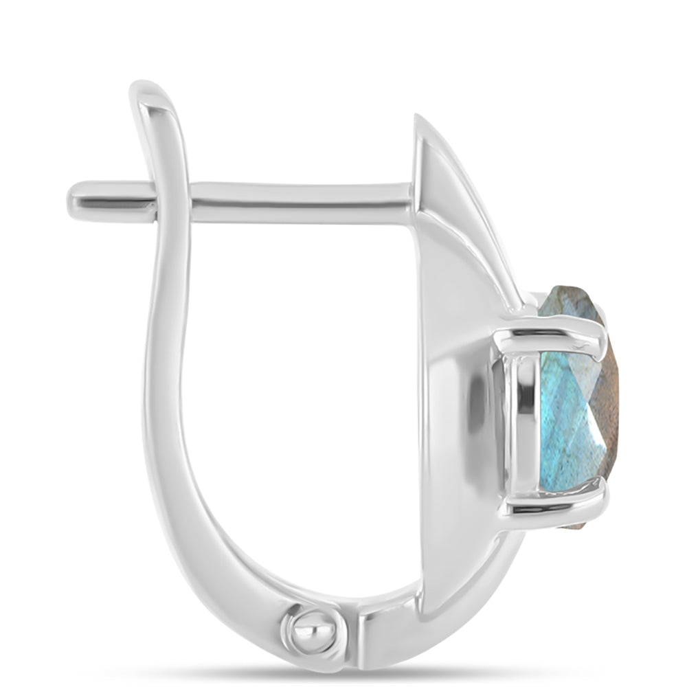 Strieborné Náušnice s Labradoritom z Gullgruvene 2 