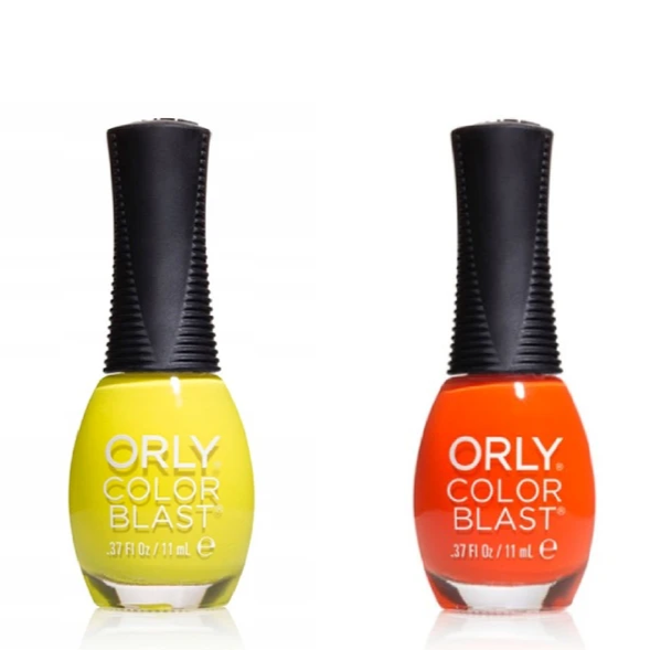 Žltý a červený lak na nechty Orly Color Blast - 1+1 DARČEK - 2 x 11 ml