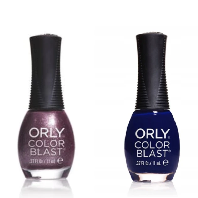 Lak na nechty Slivka a oceánska modrá Orly Color Blast - 1+1 DARČEK - 2 x 11 ml 1 