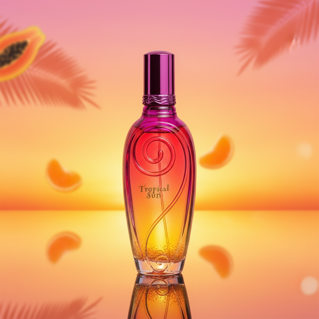 100 ml Eau de Parfum "TROPICAL SUN" Ovocná Pižmová Vôňa pre Ženy, s 3 % obsahom esenciálnych olejov 3 