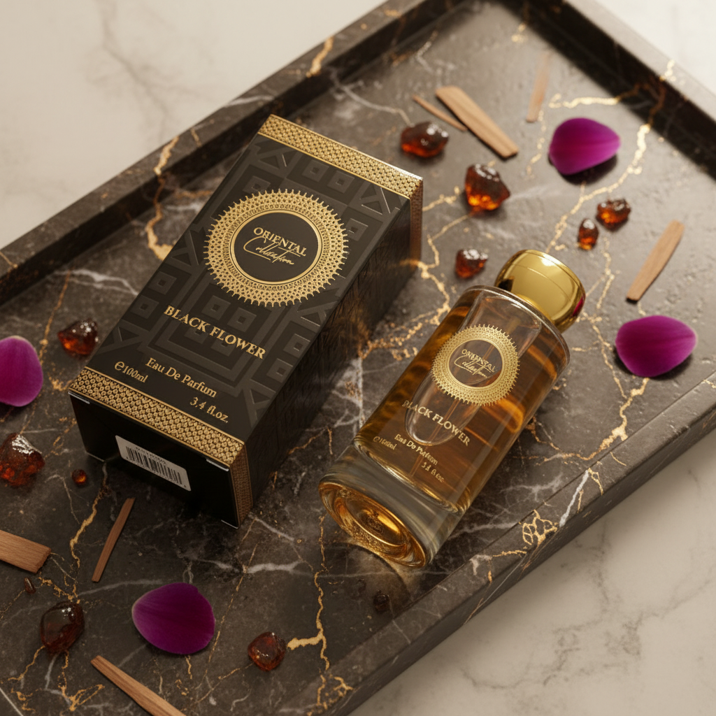 100 ml EDP BLACK FLOWER zmyselná sladká vzrušujúca unisex vôňa 1 