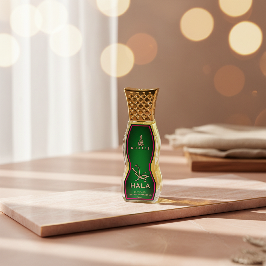 20 ml HALA parfumový olej, kvetinovo - ovocná vôňa pre ženy