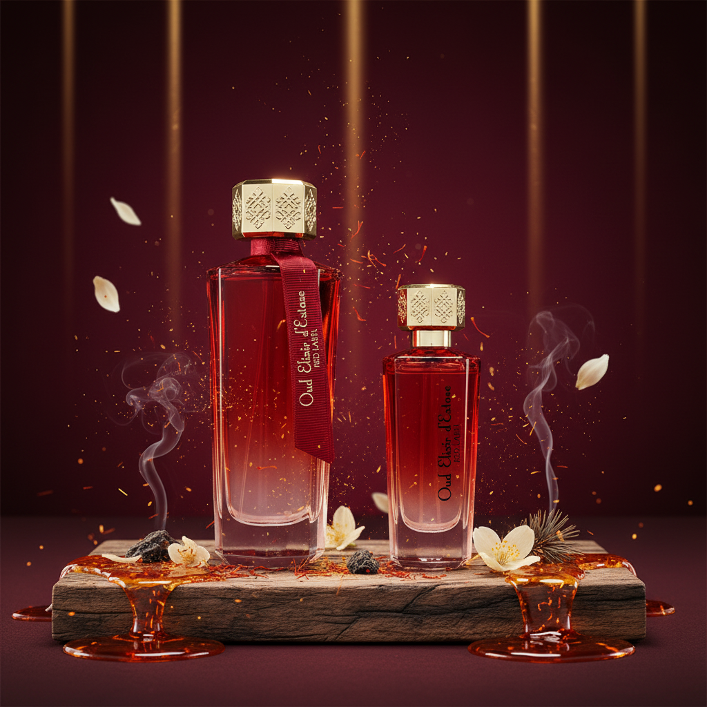 Linn Young EDP 100ml + 30ml "Oud Elixir Red" Jantarovo - kvetinová 9 