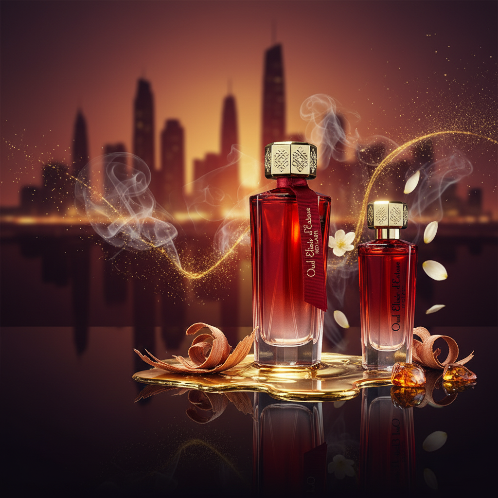 Linn Young EDP 100ml + 30ml "Oud Elixir Red" Jantarovo - kvetinová