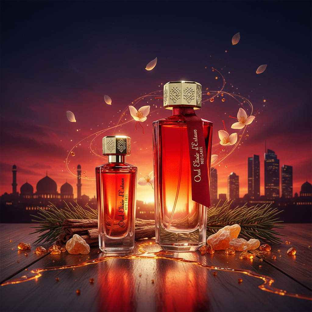 Linn Young EDP 100ml + 30ml "Oud Elixir Red" Jantarovo - kvetinová 11 