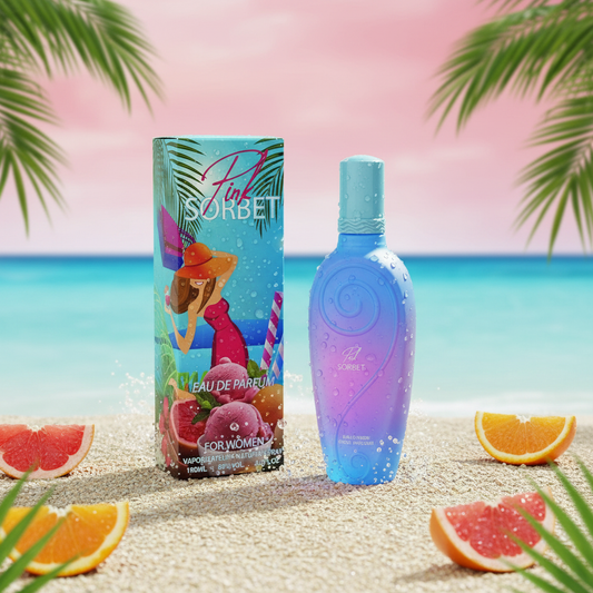 EDP 100 ml „Pink Sorbet“ – ovocno-kvetinová vôňa