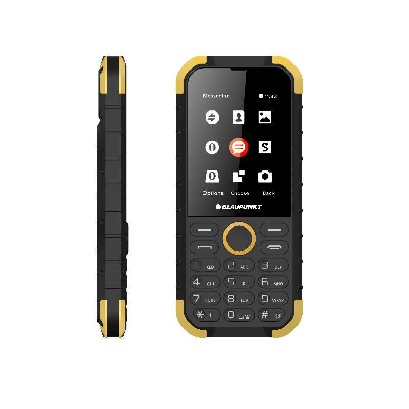 Blaupunkt Sand Mobilný telefón, Žltá