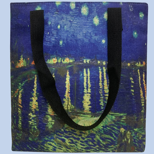 Nákupná taška, Van Gogh - Starry Night Over The Rhone, 38 cm x 10 cm x 36 cm