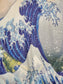 Bavlnený Šál-šatka, 70 cm x 180 cm, Hokusai - Veľká vlna