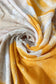 Bavlnený Šál-šatka, 85 cm x 180 cm, Veľký kvetinový vzor, Oranžová