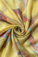 Šál-šatka s Motívom pera, žltá, 90 cm x 180 cm