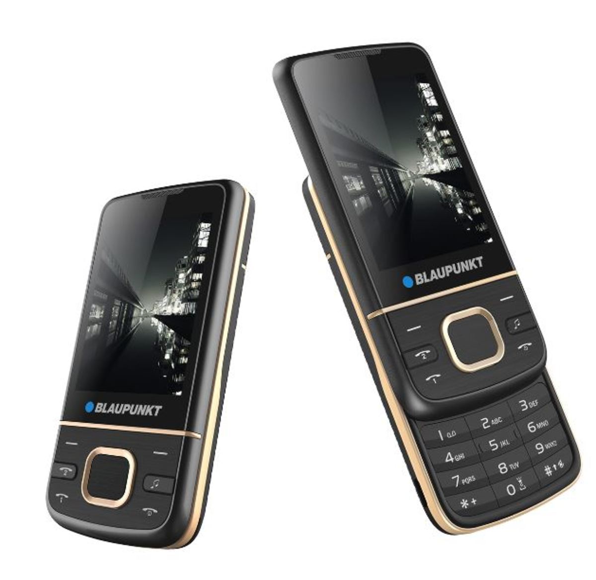 Blaupunkt FM 01 Dual SIM, Mobilný telefón, Čierna