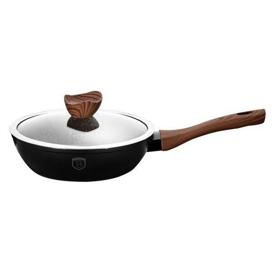 Berlinger Haus Hlboká Panvica s Granitovo-Mramorovým Povlakom a pokrievkou, 24 cm
