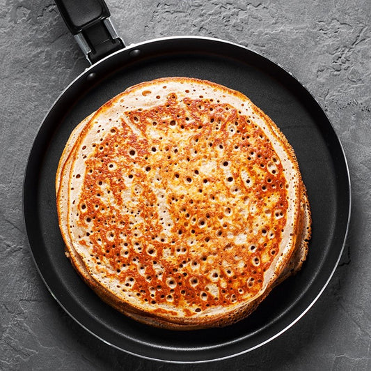 Panvica na Palacinky s Trojvrstvovým Nepriľnavým Mramorovým Povrchom a Špachtľou, Blaumann, 24 cm