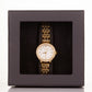 Vysoko kvalitné zliatinové hodinky s mechanizmom Miyota v darčekovej krabičke, Biely ciferník