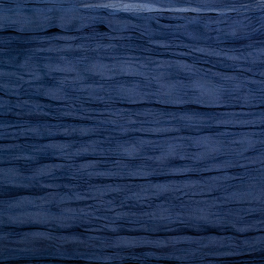 Módna šatka, 100% viskóza, 160 cm x 50 cm, NÁMORNÍCKA MODRA