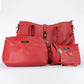 Emporia Winter Collection "RED FATE" bag set, PU leather, 5pcs set, red