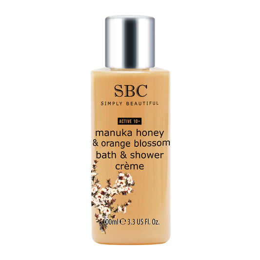 Hydratačný Sprchový Krém, Manukový Med & Pomarančový Kvet, 100 ml