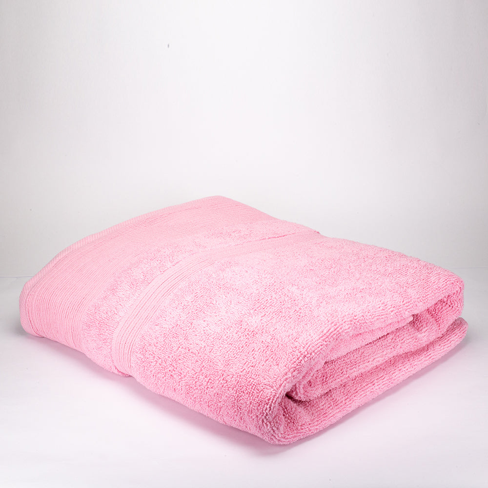 3+3+1 Darčeková Sada Nadrozmerných Uterákov zo 100% Mikrobavlny, 500 GSM, Pastelovo Ružová 9 