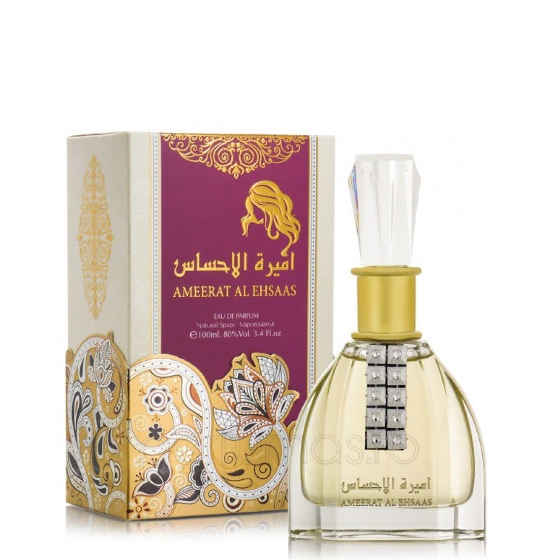 100 ml Eau de Parfume Ameerat Al Ehsaas Spicey Ovocná Vôňa pre Ženy